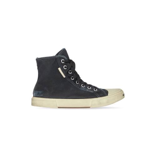  BALENCIAGA巴黎世家 22年秋冬 男士 休閑運動鞋 Mens Paris High Top Trainers in Black 68875