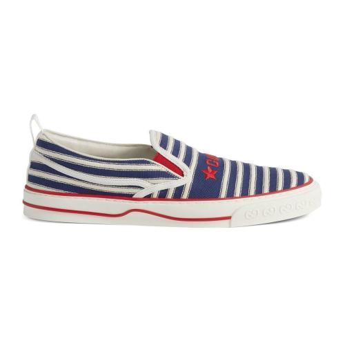  GUCCI古馳 22年秋冬 男士 Gucci Tennis 1977系列男士便鞋 643489 9ARX0 4260