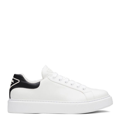PRADA/普拉達(dá) 男士白色黑尾LOGO標(biāo)識運動鞋板鞋小白鞋男鞋 4E3583-3G4I-F0964（預(yù)售3-4周）