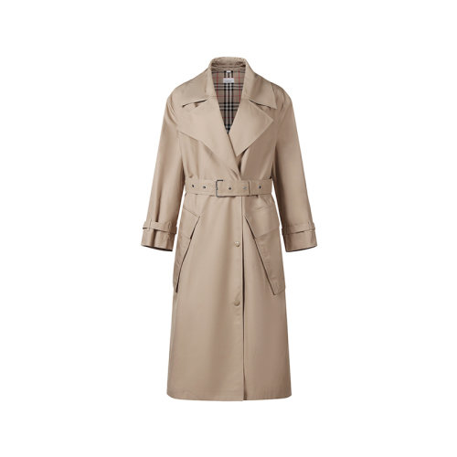 BURBERRY/博柏利 女士風衣 女款棉質長款風衣大衣外套 80406551