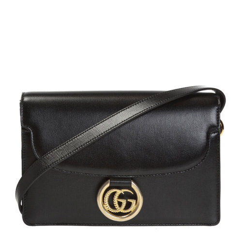 GUCCI/古馳 女士時尚翻蓋百搭單肩包女包斜挎包