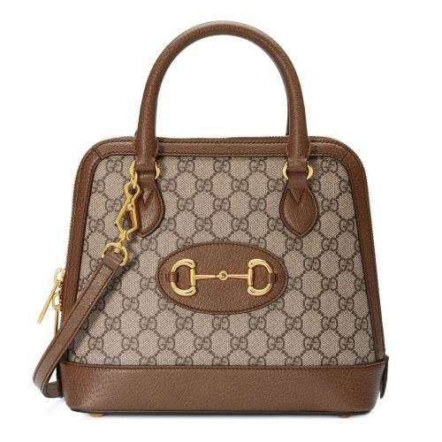  GUCCI古馳 22年秋冬 女士 Gucci 1955馬銜扣小號手提包 621220 92TCG 8563