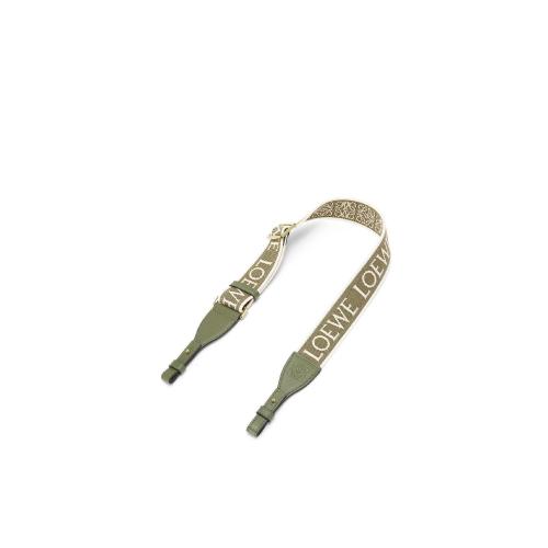  LOEWE羅意威 22年秋冬 女士 掛飾 Anagram loop strap in jacquard and calfskin C886T90X01-4 預定商品1-3周發貨
