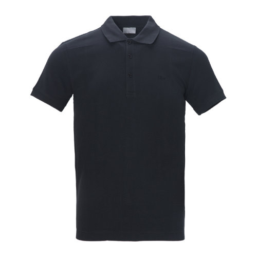 Dior Homme/迪奧桀驁 春夏 男裝 服裝 黑色棉質經典字母刺繡 男士短袖POLO衫