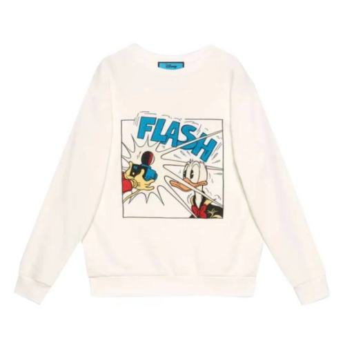 GUCCI/古馳 Disney X Gucci Donald Duck Cotton Sweatshirt 女衛衣617964 XJDA5 9088