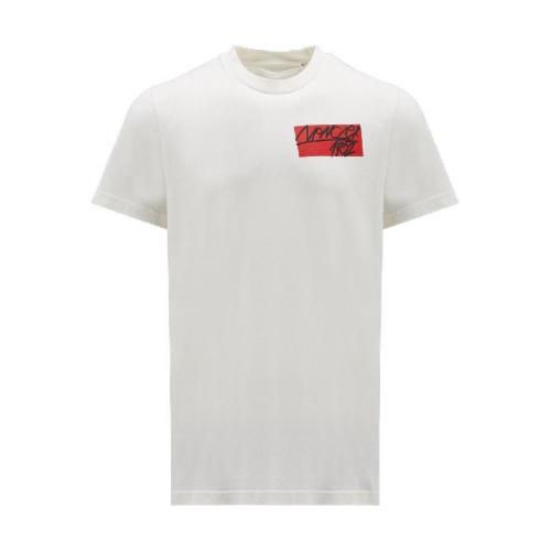  MONCLER蒙可蒙克萊 22年秋冬 男士 短袖T恤 Printed Motif T-Shirt H20928C00014M2326034