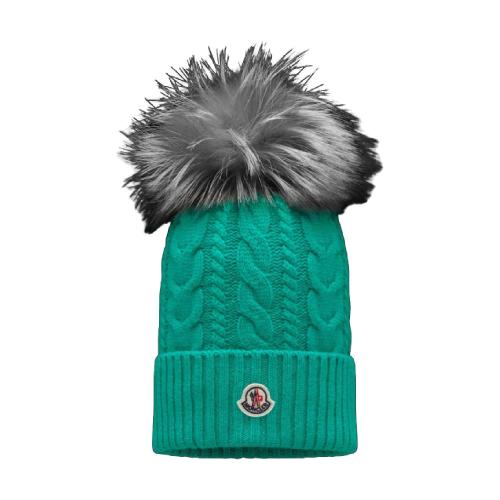  MONCLER蒙可蒙克萊 22年秋冬 女士 帽子 Cable-knit beanie G*w*20939Z70301A9328848 預定商品1-3周發貨