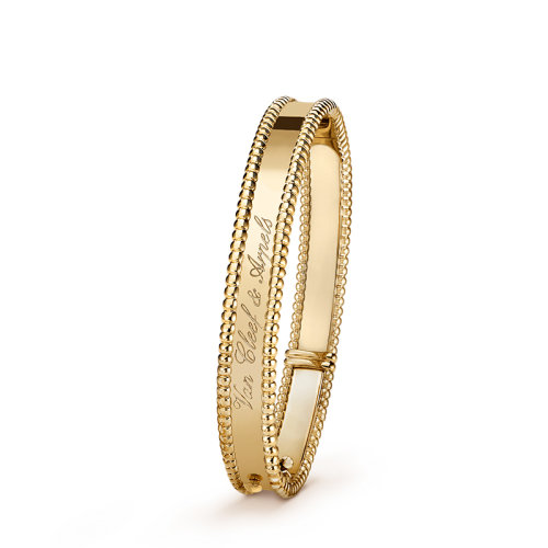 Van Cleef & Arpels/梵克雅寶 Perlée signature系列 18K金黃金手鐲VCARP3K600
