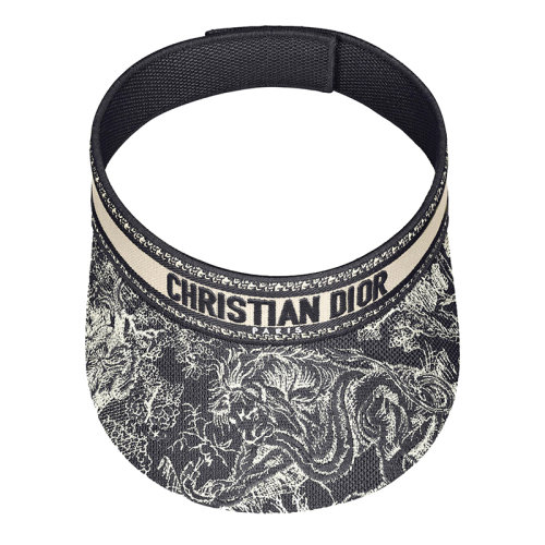 DIOR/迪奧 CHRISTIAN DIOR系列 女士 海軍藍Toile de Jouy Reverse圖案棉質遮陽板14TJV978X130_C540