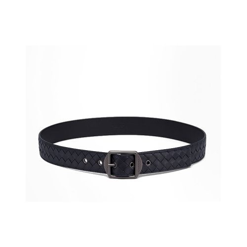Bottega Veneta/葆蝶家 男士 經典時尚 皮革 休閑商務 針扣式 腰帶 皮帶 482669-V001O-1000