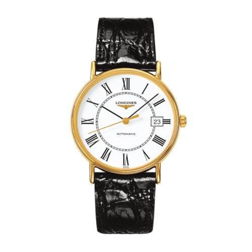 LONGINES/浪琴 時尚系列 精鋼和黃色PVD涂層 自動機(jī)械 男士手表 L4.921.2.11.2