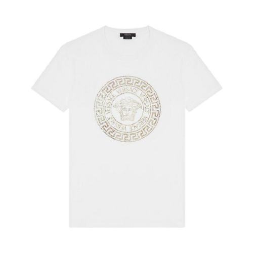  VERSACE/范思哲 男士白色棉質短袖T恤 1001619-1A01263-1W000 PLFSX