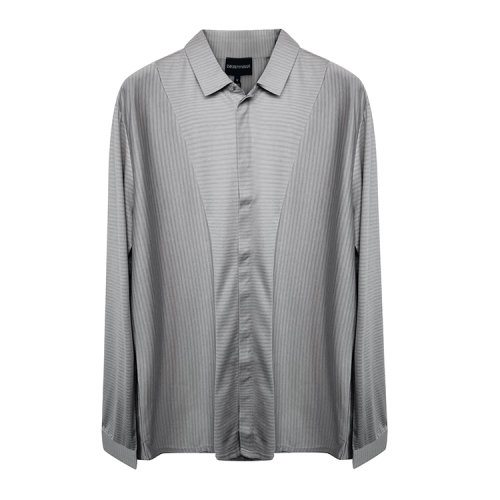 Emporio Armani/安普里奧阿瑪尼條紋男士長袖襯衫 R1C01JR1L9J603