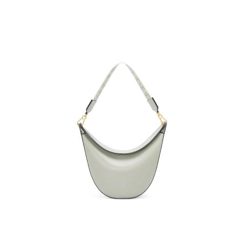  LOEWE羅意威 22年秋冬 女士 單肩包 LOEWE Luna bag in satin calfskin and jacquard A923PL9X
