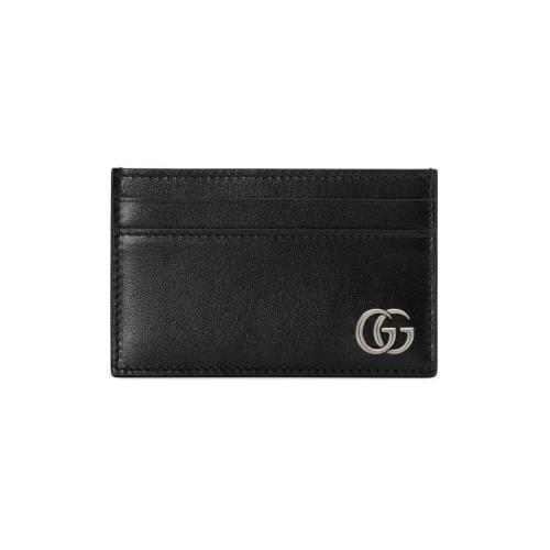  GUCCI古馳 22年秋冬 男士 GG Marmont系列卡片夾 657588 0YK0N 1000