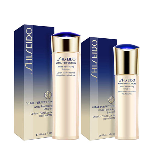 SHISEIDO/資生堂  悅薇珀翡緊顏亮膚水乳套裝 滋潤型 乳液100ml+爽膚水150ml