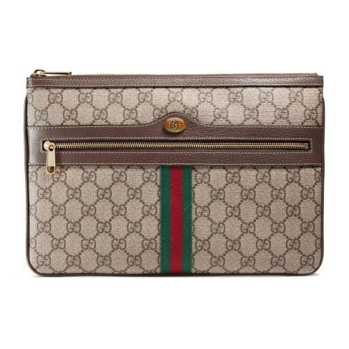  GUCCI古馳 22年秋冬 女士 Ophidia系列_人造帆布手拿包 517551 96IWS 8745