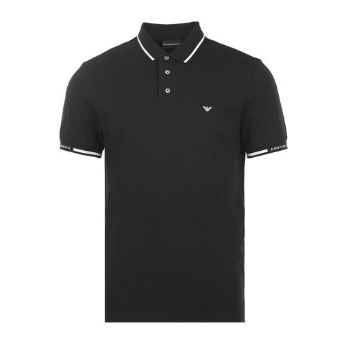 Emporio Armani/安普里奧阿瑪尼22春夏logo徽標短袖男士短POLO衫3L1FAE1JPTZ