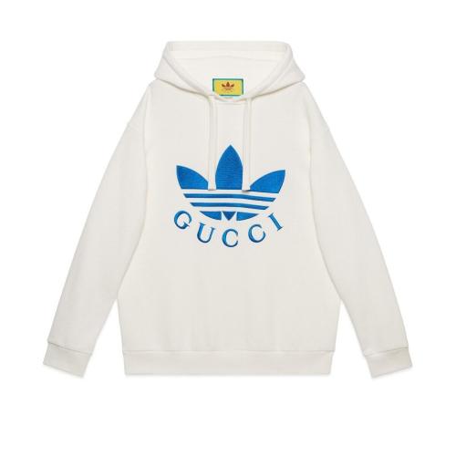  GUCCI古馳 22年秋冬 女士 adidas x Gucci聯名系列衛衣 702607 XJEDA 9088