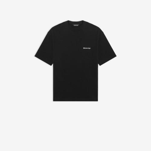  BALENCIAGA巴黎世家 22年春夏 男士 短袖T恤 BB Corp 中等剪裁T恤 612966TJV871070 預定商品1-3周發貨