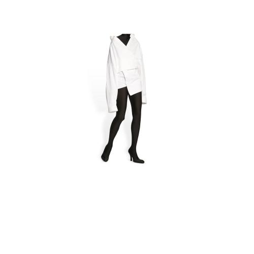 BALENCIAGA巴黎世家 22年秋冬 女士 連衣裙 WRAP DRESS 704442TYB189000