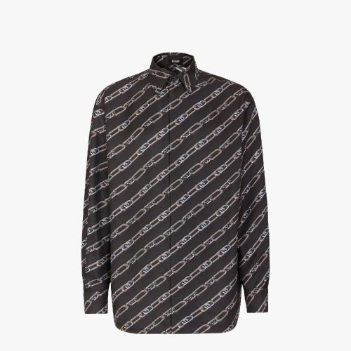  FENDI芬迪 22年秋冬 男士 長袖襯衫 Shirt FS058_L2MF0UU0