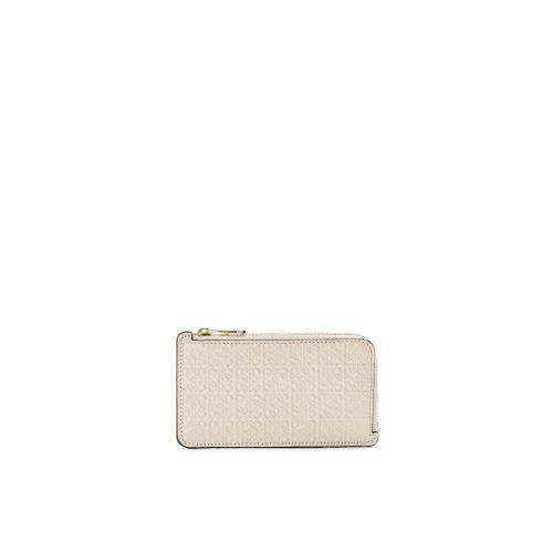  LOEWE羅意威 22年秋冬 女士 卡包 Repeat coin cardholder in embossed calfskin C499Z40X04-2 預定商品1-3周發貨