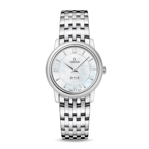 OMEGA/歐米茄 碟飛系列 典雅 精鋼 石英機(jī)芯 女士腕表 424.10.27.60.05.001