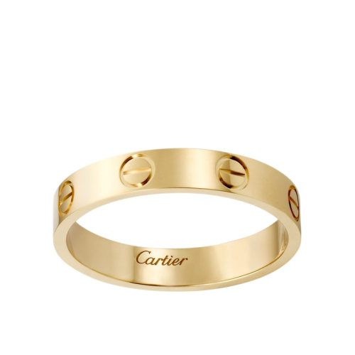CARTIER/卡地亞 經(jīng)典款LOVE 18K黃金結(jié)婚對(duì)戒戒指 B4085000