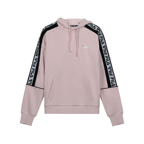 FILA/斐樂(lè) 女士棉/聚酯纖維連帽長(zhǎng)袖衛(wèi)衣運(yùn)動(dòng)衫 688046