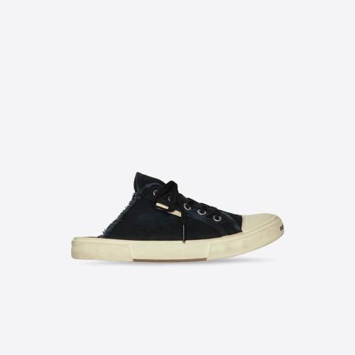  BALENCIAGA巴黎世家 22年秋冬 男士 休閑運(yùn)動(dòng)鞋 Mens Paris Trainers Mule in Black 693953W3R