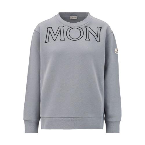  MONCLER蒙可蒙克萊 22年秋冬 女士 衛衣 徽標衛衣 H20938G00029809KX90F