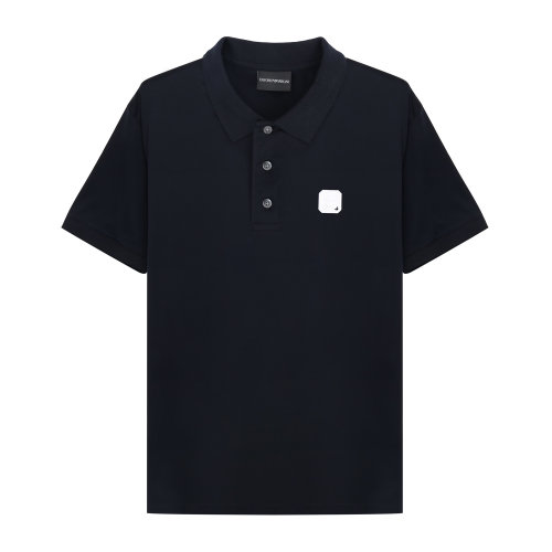 Emporio Armani/安普里奧阿瑪尼[Capsule Emoji] 藏藍色 男士短POLO 6K1FC5-1JTUZ-0920  藏藍色 XL 藏藍色 XL
