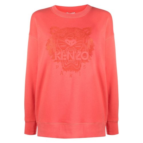  KENZO/高田賢三 女士粉橙色棉質衛衣 FB52SW922 4XF 18 PLFSX