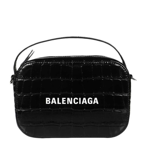 Balenciaga 巴黎世家 女士 包袋  黑色小牛皮斜挎包