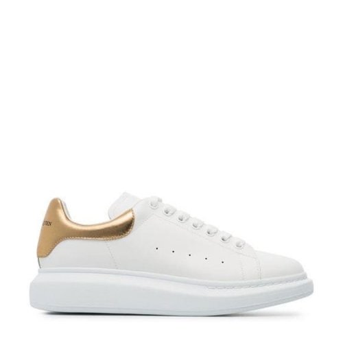Alexander McQueen/亞歷山大麥昆 時尚簡約 百搭 小白鞋 男士牛皮系帶休閑運動鞋 553680WHNBG9075  HKY210303
