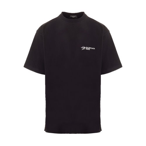 Balenciaga/巴黎世家 21年春夏 男士服裝 男性 黑/白 男士短袖T恤 641675 TKV86 1070