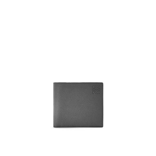  LOEWE羅意威 22年秋冬 男士 錢包 Bifold coin wallet in soft grained calfskin C660501X01-1