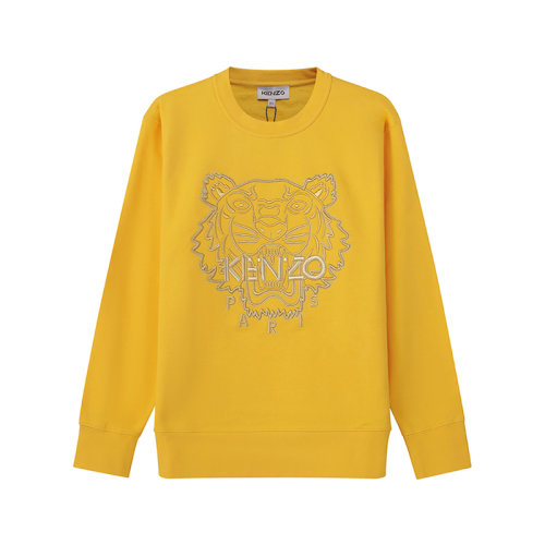 KENZO/高田賢三 女士棉質圓領長袖衛衣運動衫虎頭刺繡 FC5 2SW824 CMD