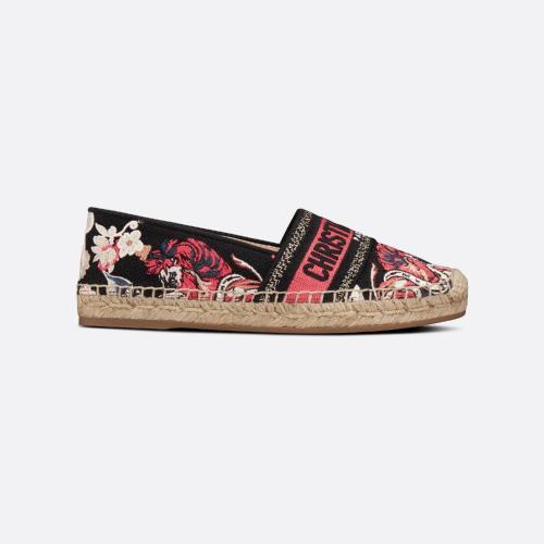  DIOR迪奧 22年秋冬 女士 平底鞋 Espadrille Dior Granville KDB585PJU_S26X