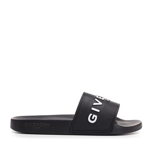 Givenchy/紀梵希 男鞋 時尚簡約 品牌字母LOGO 男士黑色涼拖 BH300HH0EP-001