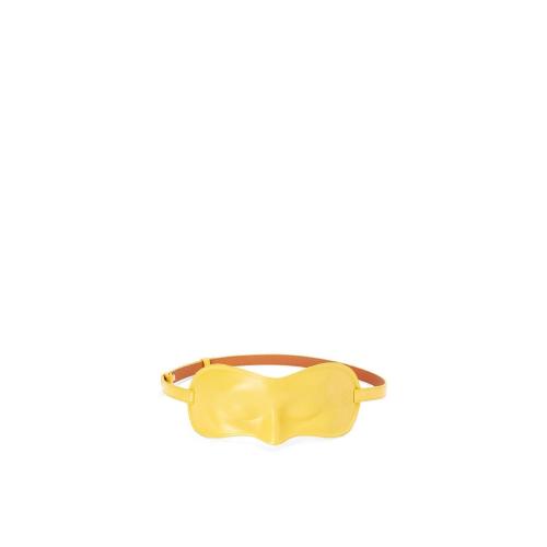  LOEWE羅意威 22年秋冬 女士 腰帶 Mask belt in classic calfskin E619244X23-8068