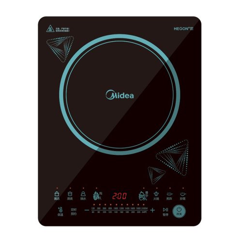 Midea/美的 電磁爐家用10檔大火力漢森整板觸控文武雙火預約定時C21-RT2173