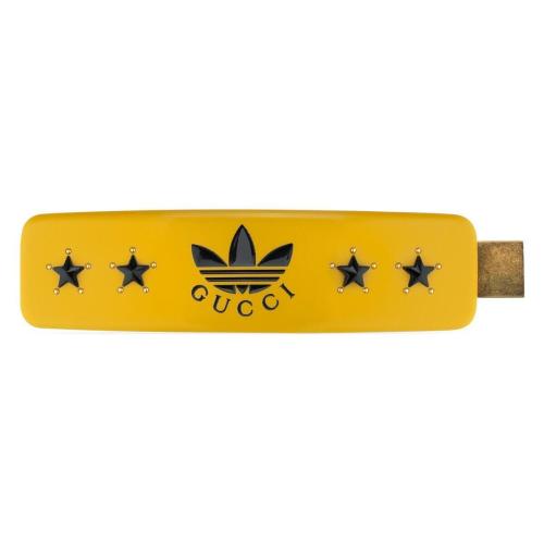  GUCCI古馳 22年秋冬 女士 adidas x Gucci聯(lián)名系列星星發(fā)夾 702940 IAABI 8520