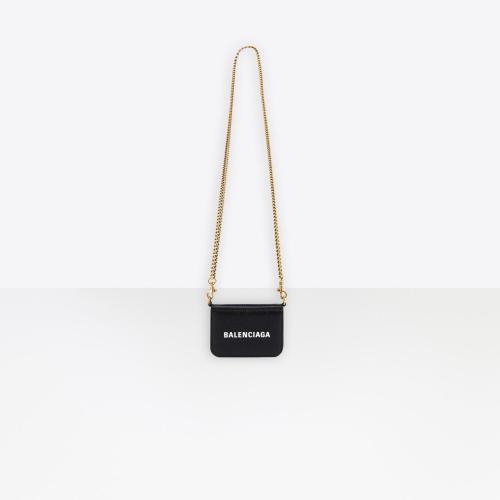  BALENCIAGA巴黎世家 22年秋冬 女士 錢包 CASH迷你鏈帶錢包 6181451IZIM1090