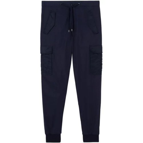  BURBERRY/博柏利 男士海軍藍棉質(zhì)休閑褲 8012434