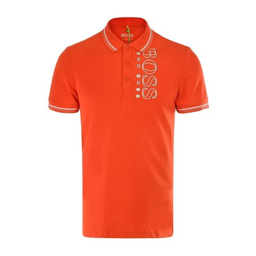 Hugo Boss 雨果博斯 男裝 服飾 棉質字母logo印花半袖 男士短PoloT恤