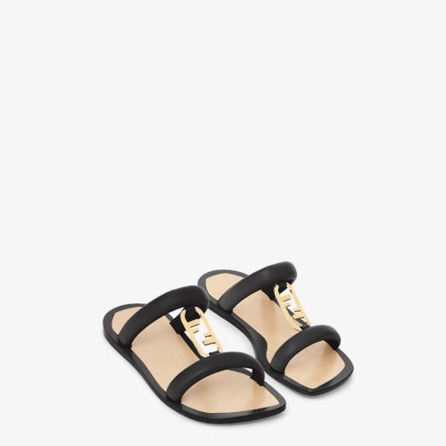  FENDI芬迪 22年秋冬 女士 平底涼鞋 Fendi O’Lock 8X8332NBAF0QA1