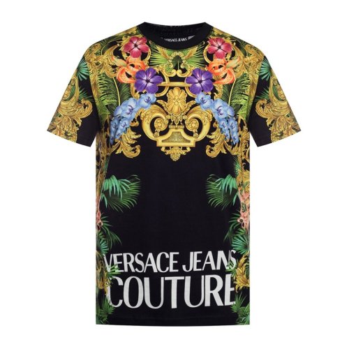  VERSACE JEANS COUTURE 男士彩色棉質短袖T恤 B3GVA7KA 30329 899 PLFSX