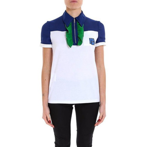 PRADA/普拉達  女裝 女士 棉質時尚短POLO 359851-S2W-F0XKL